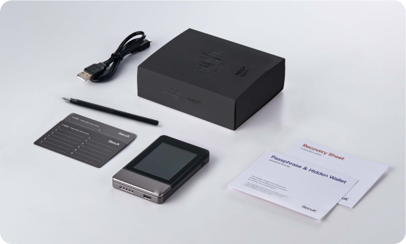 Vaultdataor Neo-X what's in the box